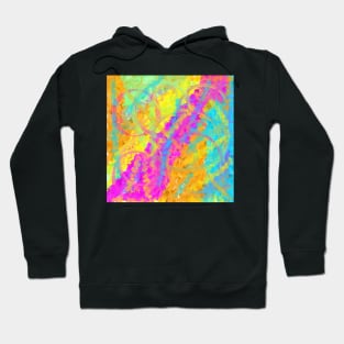 COLOUR BUBBLE SPLASH ABSTRACT WEARABLE ART Hoodie